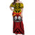 Marquesas Islands Off Shoulder Long Dress the One and Only LT13 Long Dress Yellow - Polynesian Pride