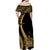 (Custom Personalised) Samoa Off Shoulder Long Dress Golf Polynesian Tentacle Tribal LT14 - Polynesian Pride