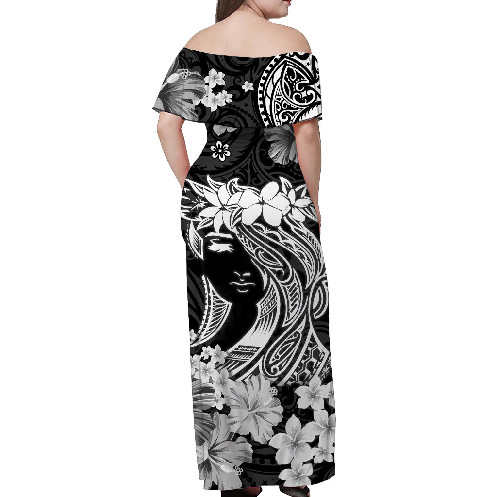 formal samoan dress patterns Summer Custom Women'S Off-The-Shoulder Dress Samoan Ethnic Dress Polynesian Island Design Elegant Evening Dress