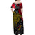 Papua New Guinea Off Shoulder Long Dress Raggiana Birds Of Paradise Happy 47th Independence Day LT13 - Polynesian Pride