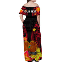 Custom Papua New Guinea Matching Dress and Hawaiian Shirt PNG Bird Of Paradise Polynesian Pattern LT14 - Polynesian Pride