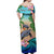 (Custom Personalised) Polynesian Turtle Coconut Tree And Orchids Off Shoulder Long Dress LT14 - Polynesian Pride