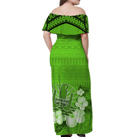 French Polynesia Off Shoulder Long Dress Happy Internal Autonomy Day S Polynesian Pride
