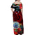 (Custom Personalised) Federated States of Micronesia Off Shoulder Long Dress Hibiscus Flowers FSM Seal Polynesian Ver.05 LT14 - Polynesian Pride