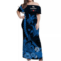 Custom New Caledonia Valentine Couple Matching Dress and Hawaiian Shirt My Sunshine Polynesia Turtle Blue LT14 - Polynesian Pride