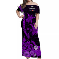 Custom New Caledonia Valentine Couple Matching Dress and Hawaiian Shirt My Sunshine Polynesia Turtle Purple LT14 - Polynesian Pride