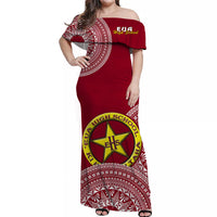 Custom Tonga Eua High School Matching Dress and Hawaiian Shirt Tongan Ngatu Pattern LT14 - Polynesian Pride