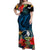Custom Yap State Matching Dress and Hawaiian Shirt Polynesian Hibiscus Flowers LT14 - Polynesian Pride