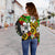 (Custom Personalised) Vanuatu Off Shoulder Sweater Polynesia Tie Dye Hibiscus Flowers LT13 - Polynesian Pride