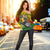 The Shaka Hawaii Off Shoulder Sweater Tropical Flowers Reggae Version LT13 - Polynesian Pride