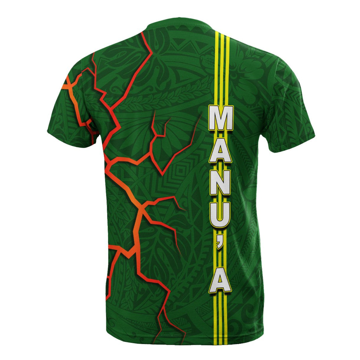 American Samoa T Shirt Olosega Manua Volcanic - Polynesian Pride