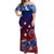 Samoa Off Shoulder Long Dress Hibiscus Ombre Style LT7 Long Dress Art - Polynesian Pride