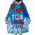 (Custom Personalise Text and Number) Toa Samoa Rugby Wearable Blanket Hoodie Manu Siva Tau Style Ulafala LT13 Unisex One Size - Polynesian Pride