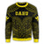 Hawaiian Kanaka Map Polynesian Oahu Sweatshirt - Yellow - Brad Style - AH - Polynesian Pride