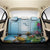 Ocean Cartoon Back Seat Cover AH One Size Black Back Car Seat Covers - Polynesian Pride