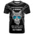 Polynesian T Shirt A Woman Who Loves Cats And Was Born In October Unisex Black - Polynesian Pride