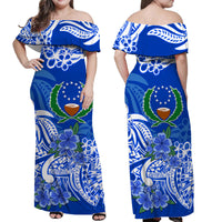 Federated States of Micronesia Pohnpei State Matching Dress and Hawaiian Shirt Polynesian Flower Tribal LT9 - Polynesian Pride