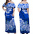 (Custom Personalised) Polynesian Samoa Floral Tribal Women Off Shoulder Long Dress LT9 - Polynesian Pride