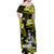 Hawaii Summer Colorful Hula Girl Matching Dress and Hawaiian Shirt Yellow LT6 - Polynesian Pride