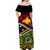 PNG Torba Day Off Shoulder Long Dress Happy Day LT6 - Polynesian Pride