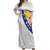 Pilipinas Off Shoulder Long Dress Simple Style - White LT6 Women White - Polynesian Pride