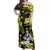 Hawaii Summer Colorful Hula Girl Matching Dress and Hawaiian Shirt Yellow LT6 - Polynesian Pride