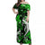 Hawaii Summer Colorful Shark Matching Dress and Hawaiian Shirt Green LT6 - Polynesian Pride