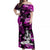 Hawaii Summer Colorful Hula Girl Matching Dress and Hawaiian Shirt Purple LT6 - Polynesian Pride