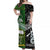 New Zealand And Cook Islands Off Shoulder Long Dress Together - Black LT8 Women Black - Polynesian Pride