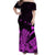 Hawaii Shaka Sign Off Shoulder Long Dress Purple Version LT9 Women Purple - Polynesian Pride