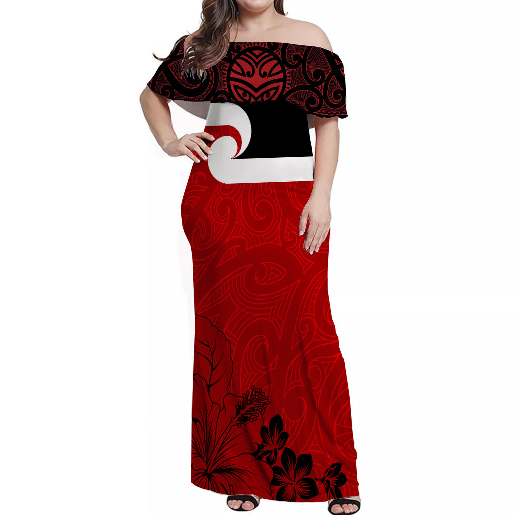 formal maori dresses RED/BLACK-EVENING DRESS