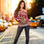 New Zealand Off Shoulder Sweater Mere Kirihimete - Kiwi Xmas Tree LT7 Women Red - Polynesian Pride