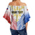 Philippines Personalised Off Shoulder Waist Wrap Top Filipino Sun with Eagle LT7 - Polynesian Pride
