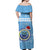 FSM Federated States of Micronesia Christmas Off Shoulder Long Dress Seal Style LT8 - Polynesian Pride