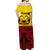 Marquesas Islands Off Shoulder Long Dress Special Style - Gradient Red LT8 - Polynesian Pride