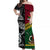 Polynesian Matching Hawaiian Shirt and Dress Vanuatu New Zealand Together Black LT8 - Polynesian Pride