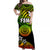 FSM Off Shoulder Long Dress Unique Vibes - Reggae LT8 - Polynesian Pride
