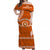 Tonga Tailulu College Off Shoulder Long Dress Simple Style LT8 - Polynesian Pride