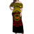 Marquesas Islands Off Shoulder Long Dress Simplified Version - Yellow Red LT8 - Polynesian Pride