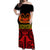 Marquesas Islands Off Shoulder Long Dress Special Style - Red LT8 - Polynesian Pride