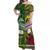 Cook Islands And Niue Off Shoulder Long Dress Together LT8 - Polynesian Pride