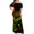 FSM Chuuk Off Shoulder Long Dress Happy Independence Day Original Vibes - Reggae LT8 - Polynesian Pride