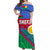 Shefa Province Off Shoulder Long Dress Vanuatu Pattern Unique Style LT8 - Polynesian Pride