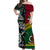 Vanuatu And New Zealand Off Shoulder Long Dress Together - Paua Shell LT8 - Polynesian Pride