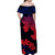 Samoa Off Shoulder Long Dress No.6 LT6 - Polynesian Pride