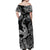 Hawaii Angry Shark Polynesian Matching Dress and Hawaiian Shirt Matching Couples Outfit Unique Style Black LT8 - Polynesian Pride