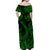 Hawaii Fish Hook Polynesian Matching Dress and Hawaiian Shirt Matching Couples Outfit Unique Style Green LT8 - Polynesian Pride