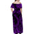 Hawaii Fish Hook Polynesian Matching Dress and Hawaiian Shirt Matching Couples Outfit Unique Style Purple LT8 - Polynesian Pride