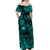 Hawaii Surfing Polynesian Matching Dress and Hawaiian Shirt Matching Couples Outfit Unique Style Turquoise LT8 - Polynesian Pride