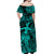 Hawaii Hula Girl Polynesian Matching Dress and Hawaiian Shirt Matching Couples Outfit Unique Style Turquoise LT8 - Polynesian Pride